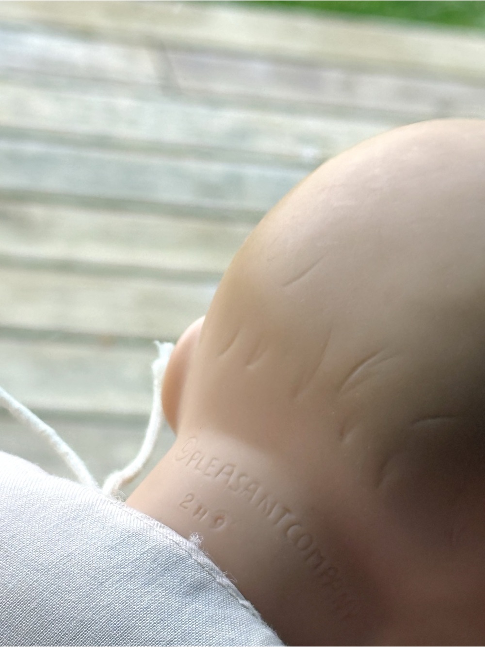 Vintage Bitty Baby Pleasant Company American Girl Baby Doll Blonde Gray 2H9 GUC - Picture 10 of 12